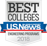 US News & World Report Best Colleges Engineering Programs Badge
